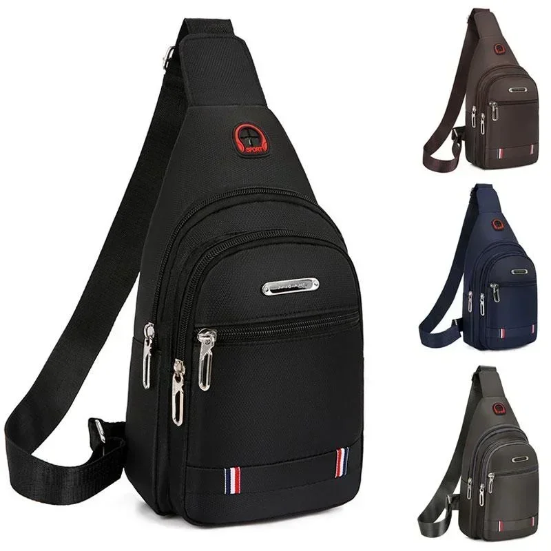 Image of Stylish Unisex Canvas Oxford Cloth Backpack – Lightweight One-Shoulder Messenger Bag for Men & Women, Perfect for Daily Use, Sports, and Travel
