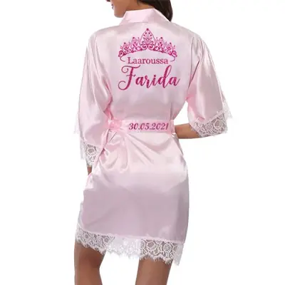 Image de Robe Kimono Dentelle Personnalisée