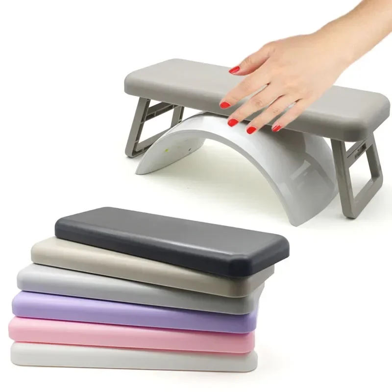 Immagine di Supporto Pieghevole per Manicure - Comodo Bracciolo in Spugna