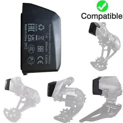 Image de Batterie 800mAh pour Dérailleur SRAM XX1, X01, GX Eagle, AXS, Rival