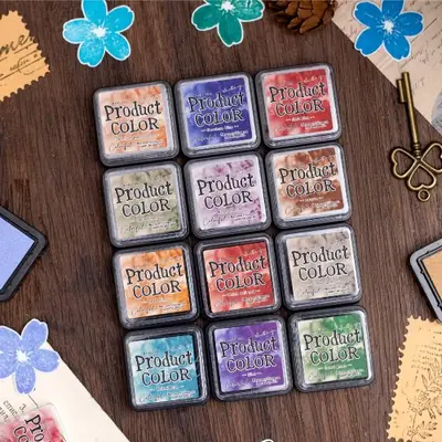 Image de Tampons Encreurs Colorés 6 Pièces - Planificateur Étudiant