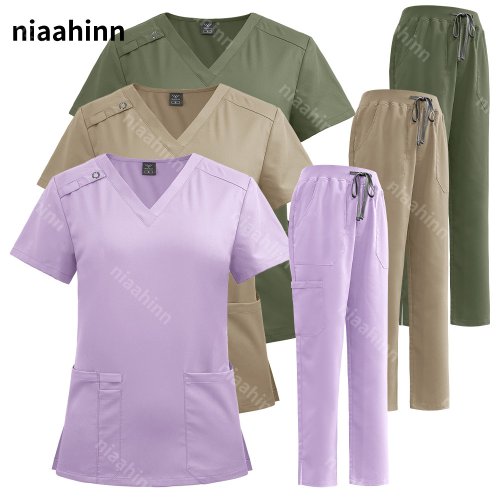 Afbeelding van Stijlvolle Scrubs Uniform voor Vrouwen – Comfortabel & Professioneel