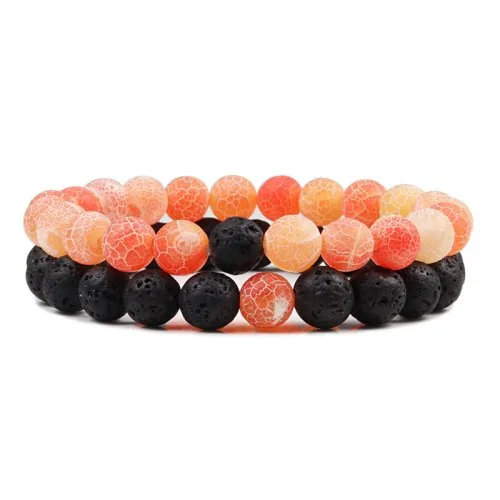 8mm negro naranja