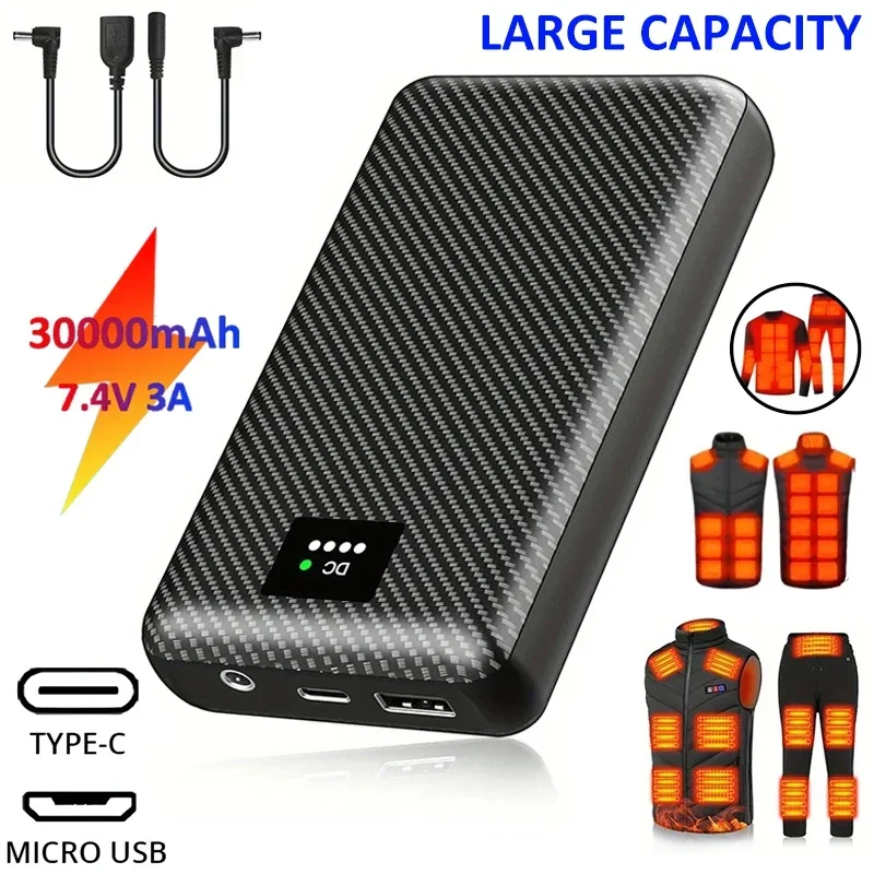 Imagen de PowerBank 30000mAh con Calefacción Portátil