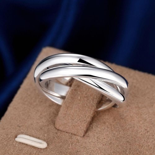Imagen de Anillo de Plata Esterlina 925 para Mujer - Diseño Elegante y Romántico, Ideal para Bodas y Regalos Especiales