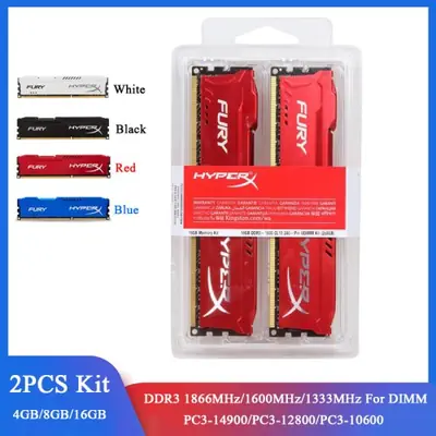 Image de Kit RAM DDR3 8 Go ou 16 Go - 1333/1600/1866 MHz