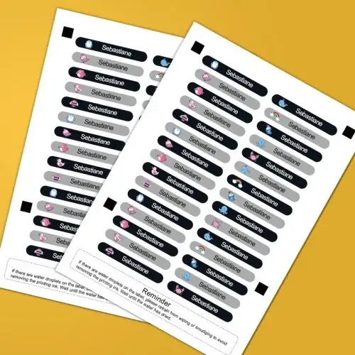 Image de Étiquettes personnalisées pour enfants