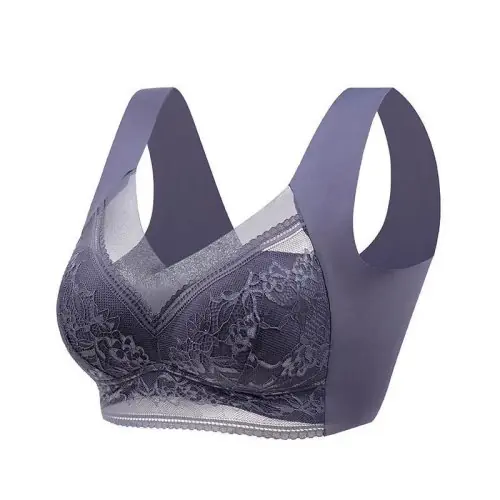 Image de Soutien-Gorge Push-Up Glacé Soie Sans Couture - Grande Taille