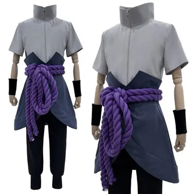 Image de Costume Cosplay Sasuke Uchiha - Tenue Complète pour Adultes