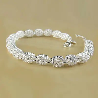 Image de Bracelet Argent 925 - Zircone & Chaîne Géométrique