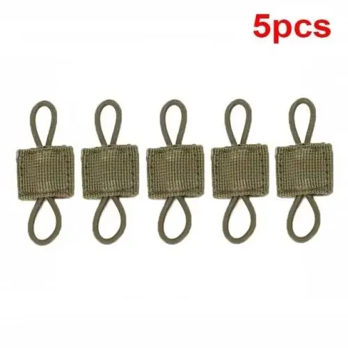 Image de Sangles Élastiques Nylon - Lot de 10 pour Randonnée, Chasse et Sac à Dos