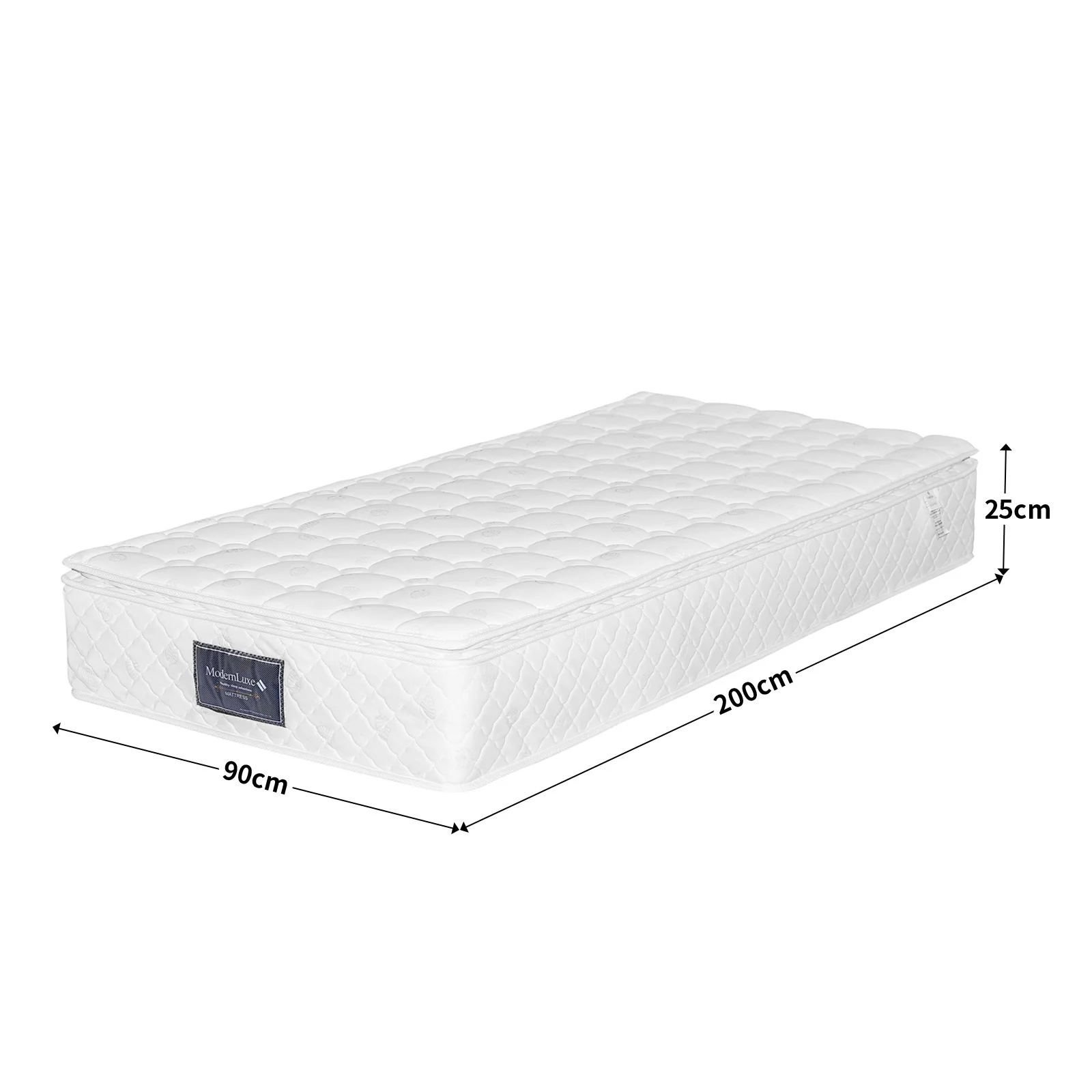 Image de Matelas Ergonomique 7 Zones - Ressorts Ensachés & Mousse Froide