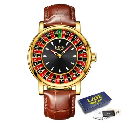 Image de Montre Homme Luxe Lumineuse - Design Créatif & Étanche