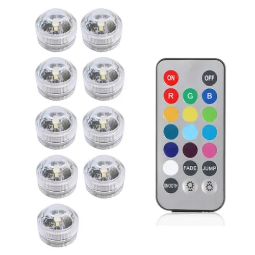 9 lámpara 1 controlador