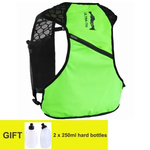 Verde con 2 botellas