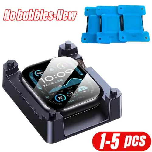 Image de Protège-écran Ultra Clair pour Apple Watch - Toutes Séries & Tailles