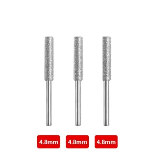 Argent 4.8mm 3pcs