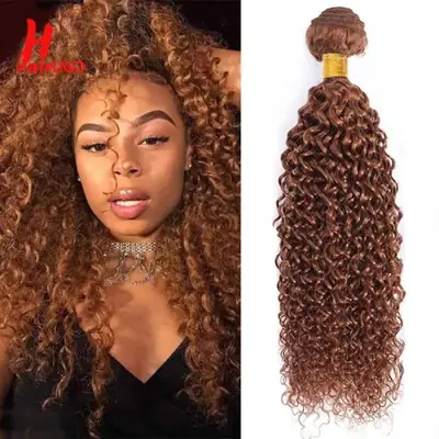 Image de Cheveux Crépus Brésiliens Remy - Extensions Bouclées Naturelles