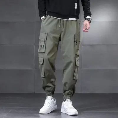 Image de Pantalon Cargo Hiver Homme - Laine Agneau Imperméable