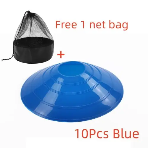 Image de Kit d'entraînement sportif 10 pièces - Cônes, disques, panneau et seau