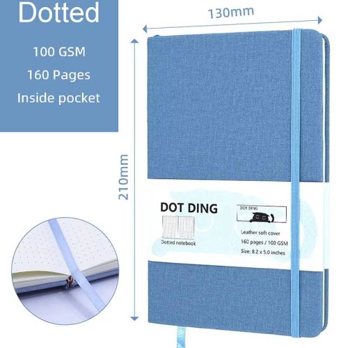 Image de Carnet Kawaii A5 - 160 Pages Points - Planificateur & Scrapbook
