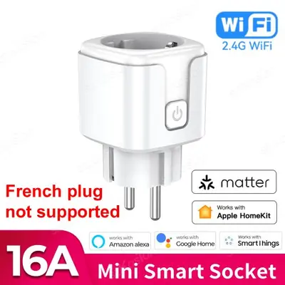 Image de Prise Intelligente WiFi 16A - Contrôle à Distance & Minuterie