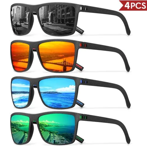 Image de Lunettes de Soleil Polarizées UV400 - Pack de 3