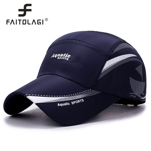 Imagen de FAITOLAGI, sombreros de pesca de Golf al aire libre para hombres, gorra de camionero impermeable de secado rápido, gorra de béisbol para mujeres, sombreros deportivos ajustables para el sol de verano