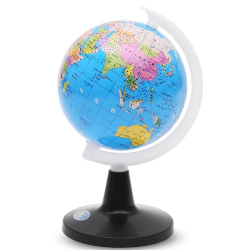 Afbeelding van Kleine Wereldglobe met Labels – Educatief Speelgoed voor Kinderen