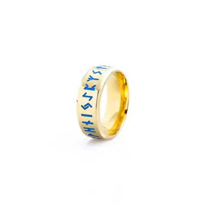 Image de Bague Viking Rune Odin - Acier Inoxydable 316L