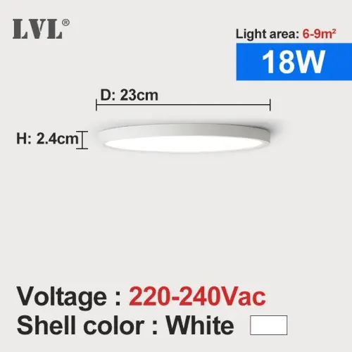 18W-coque blanche