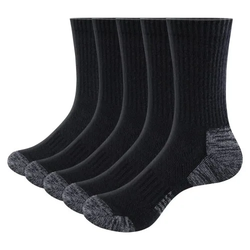 5 Pairs New Black
