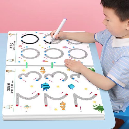 Image de Cahier Montessori Éducatif - 136 Pages de Dessin & Apprentissage