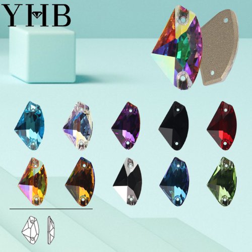 Image of Galactic Moonlight Crystal Rhinestones - Premium Flatback Sew-On Stones for Clothing, Bags & DIY Crafts