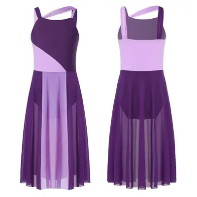 Image de Robe de Danse Lyrique Fendue pour Filles