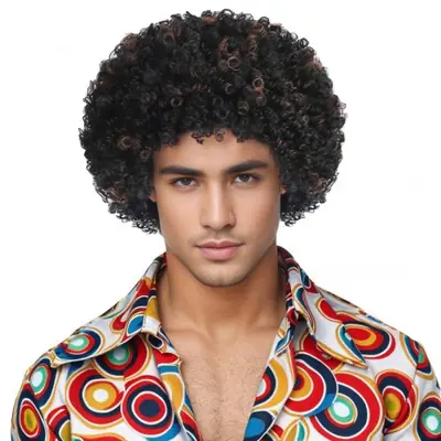 Image de Perruque Rétro Homme - Style Hip Hop & Disco