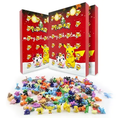 Image de Calendrier de l'Avent Pokémon - 24 Figurines Mini Pikachu