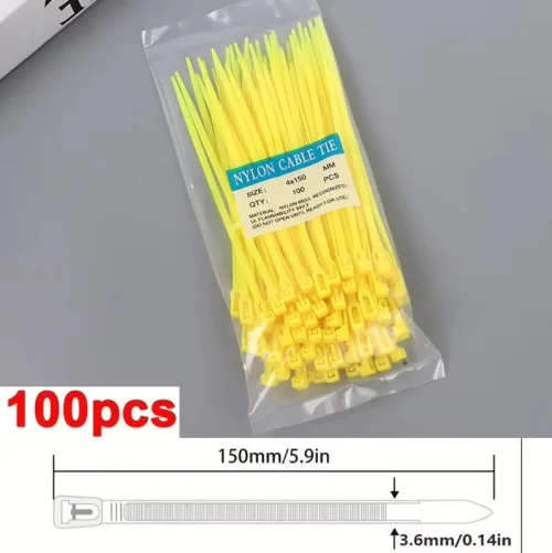 100pcs Yellow