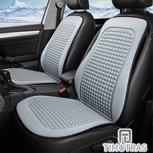 Immagine di Cuscino per Auto in Setaccio di Ghiaccio - Coprisedile Fresco Estivo Universale, Ideale per una Guida Comfortevole e Rinfrescante