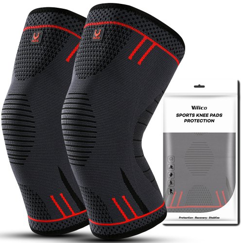 Genouillère de Compression Élastique - Protection Sportive