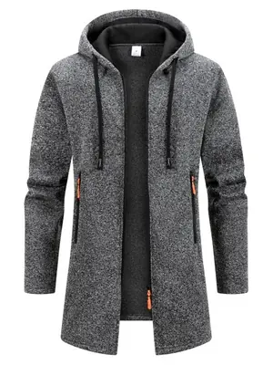 Image de Hoodie Homme Oversize Zippé - Style Streetwear Hiver