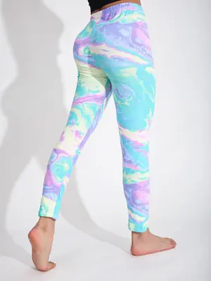 Image de Legging Moulant Femme - Laine & Coton - Fitness, Yoga, Décontracté