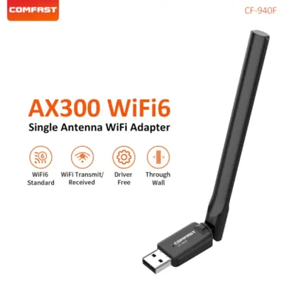 Image de Adaptateur WiFi USB 1300 Mbps - Connectivité Rapide & Stable