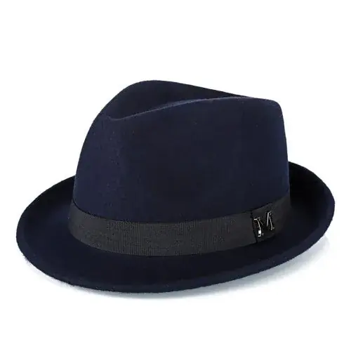 Image de Chapeau Fedora Homme Hiver - Élégant & Chauffant