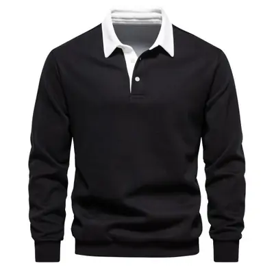 Image de Sweat à Capuche Homme Coton Premium Col Polo 2025
