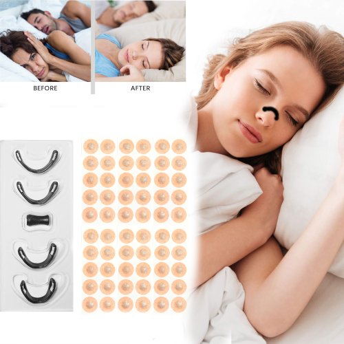 Image of Natural Nasal Breathing Enhancer Kit – Magnetic Nose Strips for Better Sleep, Reduced Snoring & Improved Athletic Performance