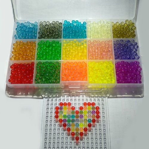 Image of Crystal Water Beads Puzzle DIY Kit – Magical 3D Handmade Ball Games for Kids with Mist Spray Effect