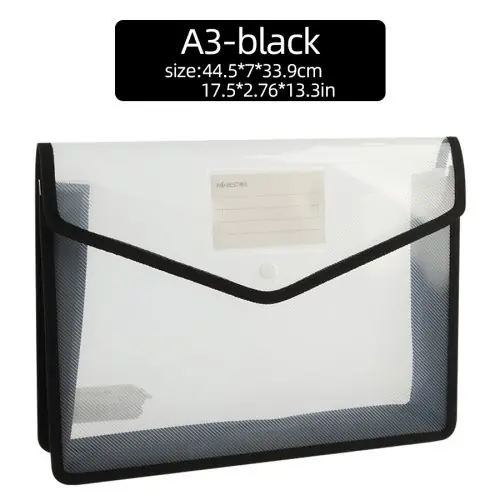 Image de Sac de Rangement A3 Transparent - Grand Capacité & Étanche