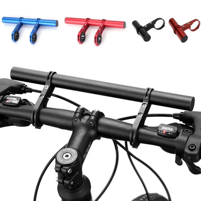 Soporte extendido para manillar de bicicleta de montaña, barra extendida para montaje de faro de montaña, piezas de estante extensor de manillar de bicicleta de montaña y carretera, 10/20/30cm