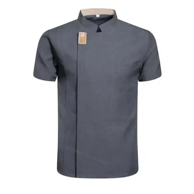 Image de Uniforme Chef Cuisine Homme - Veste Noire Respirante